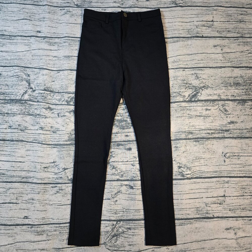 NWOT Nordstrom Tucker Tate Girls Size 7 Black Pull On Leggings Stretch Pants